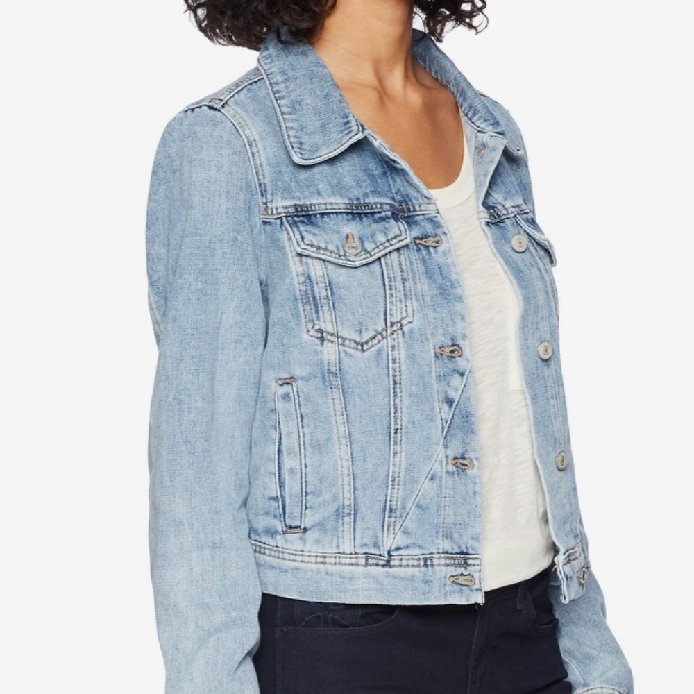 Free People Rumors Denim Jean Jacket in Indigo, Size XS